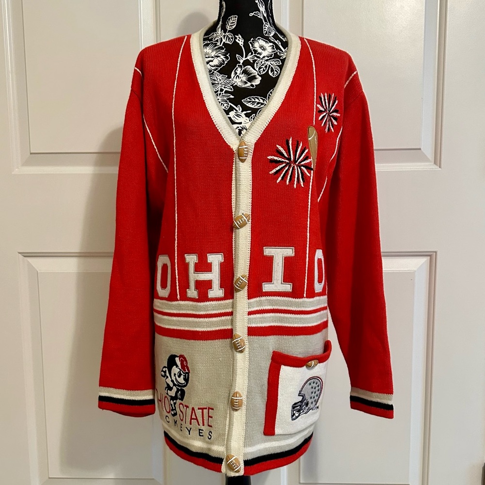 The Ohio State Cardigan Sweater